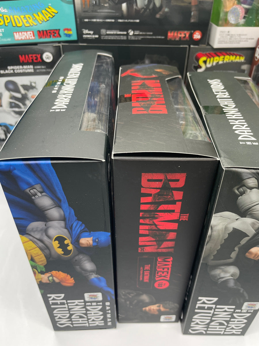 MAFEX No.106, 139 & 188 Batman Set by MEDICOM TOY Returns Blue Ver. & THE BATMAN