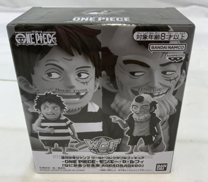 BANDAI WCF Monkey D Luffy Figure One Piece: Something Went Wrong in the Future AGE40 & AGE60