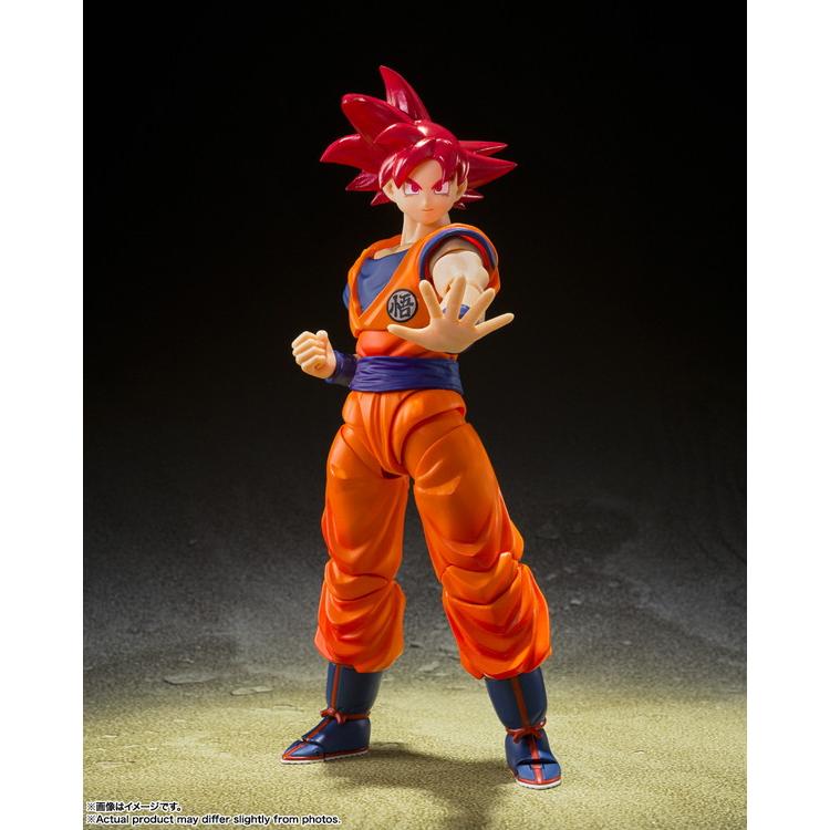 Bandai Spirits S.H. Figuarts Super Saiyan God Son Goku - The Saiyan God of Righteous Heart 2024.5