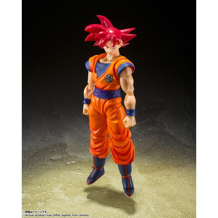 Bandai Spirits S.H. Figuarts Super Saiyan God Son Goku - The Saiyan God of Righteous Heart 2024.5