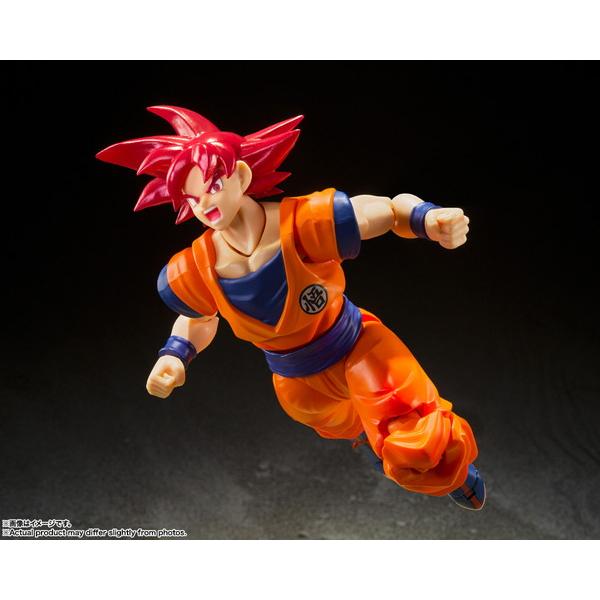 Bandai Spirits S.H. Figuarts Super Saiyan God Son Goku - The Saiyan God of Righteous Heart 2024.5