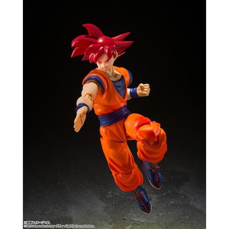 Bandai Spirits S.H. Figuarts Super Saiyan God Son Goku - The Saiyan God of Righteous Heart 2024.5
