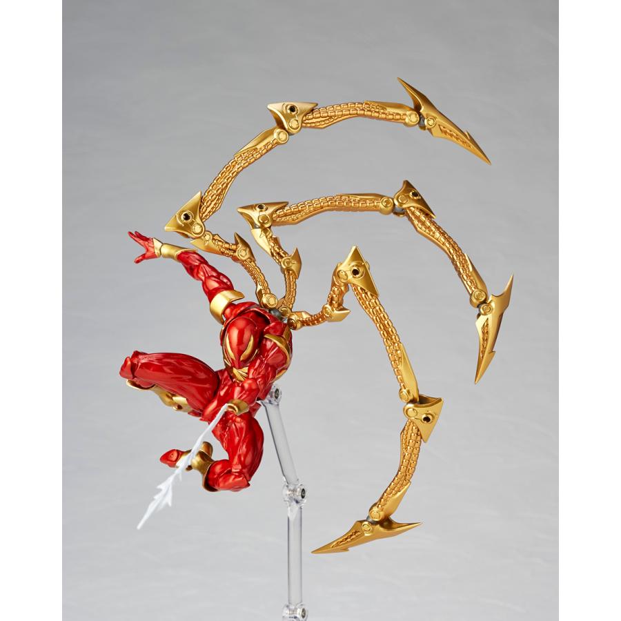 May 2024 PSL Revoltech Amazing Yamaguchi Iron Spider Red Limited Edition Kaiyodo 2024.5