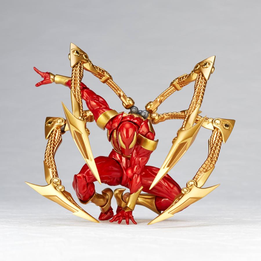 May 2024 PSL Revoltech Amazing Yamaguchi Iron Spider Red Limited Edition Kaiyodo 2024.5