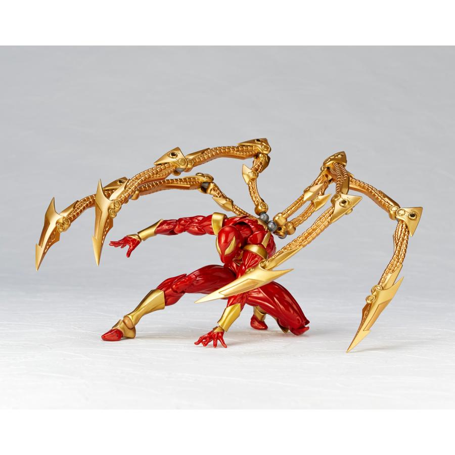 May 2024 PSL Revoltech Amazing Yamaguchi Iron Spider Red Limited Edition Kaiyodo 2024.5