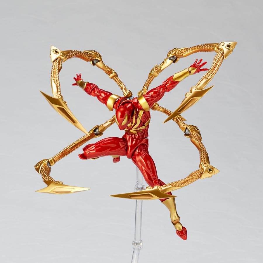 May 2024 PSL Revoltech Amazing Yamaguchi Iron Spider Red Limited Edition Kaiyodo 2024.5