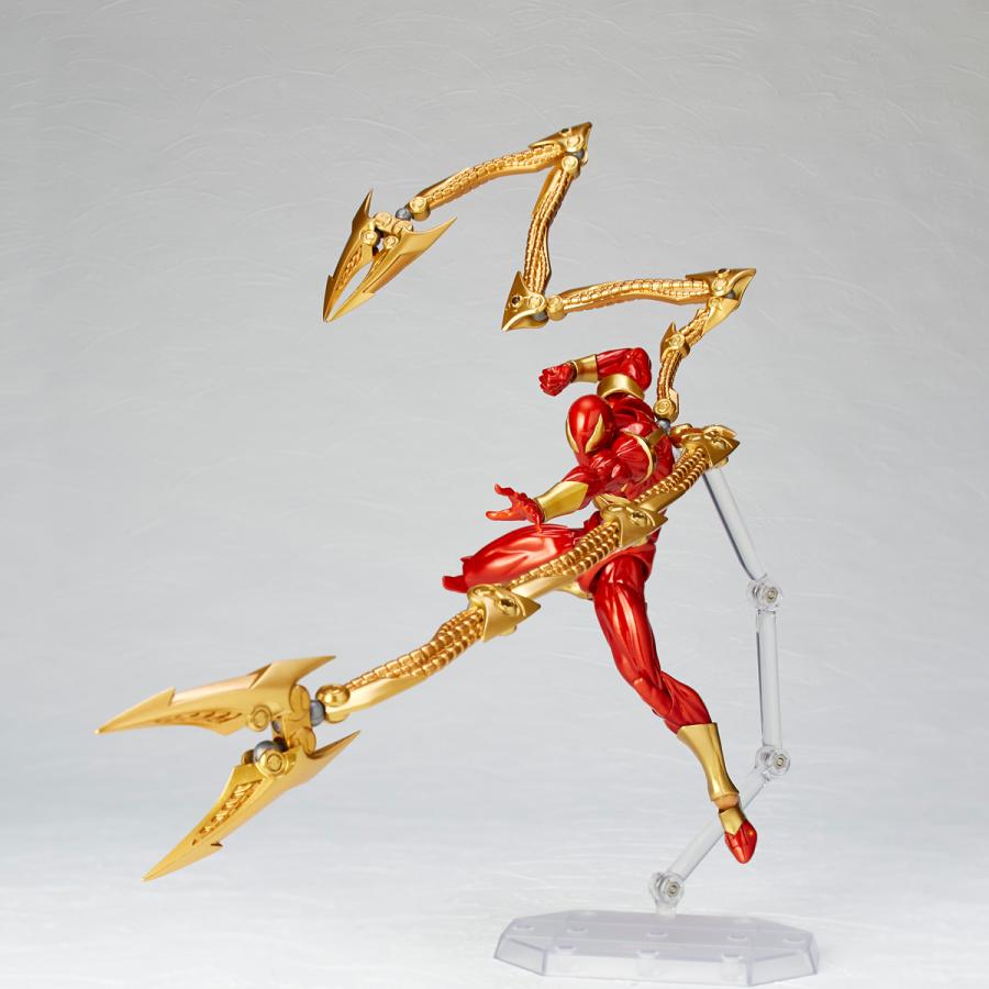 May 2024 PSL Revoltech Amazing Yamaguchi Iron Spider Red Limited Edition Kaiyodo 2024.5