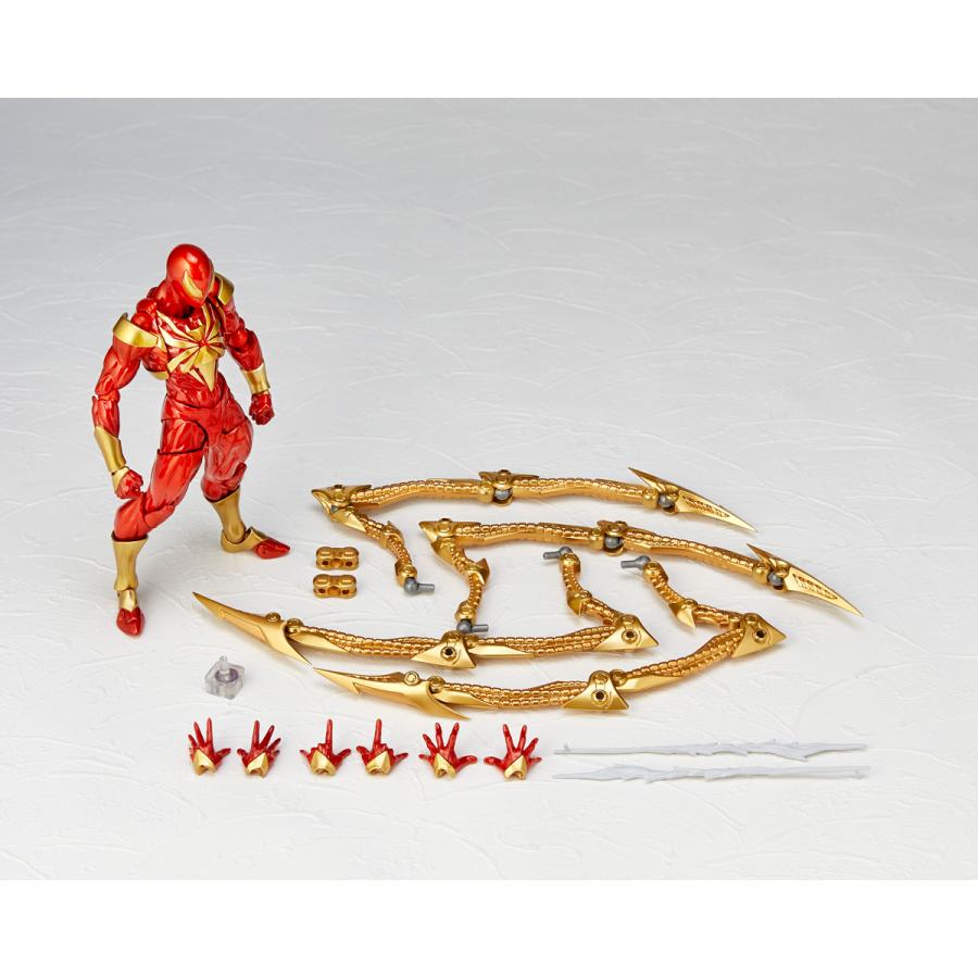 May 2024 PSL Revoltech Amazing Yamaguchi Iron Spider Red Limited Edition Kaiyodo 2024.5