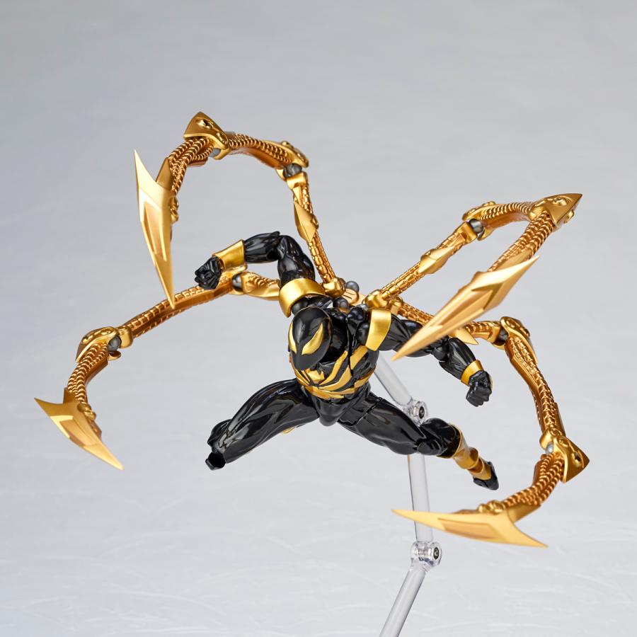 PSL May 2024 Kaiyodo Revoltech Amazing Yamaguchi Iron Spider Black Limited Japan 2024.5