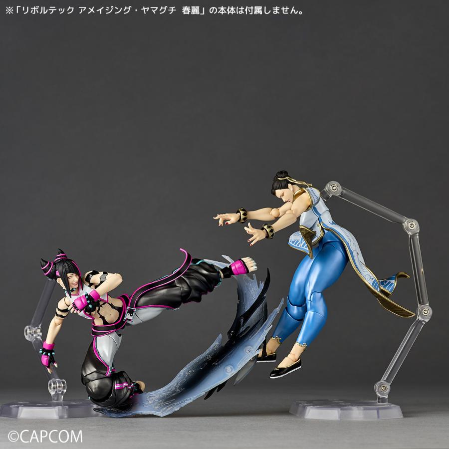 Revoltech Amazing Yamaguchi Juri (Street Fighter 6) Action Figure Kaiyodo Japan