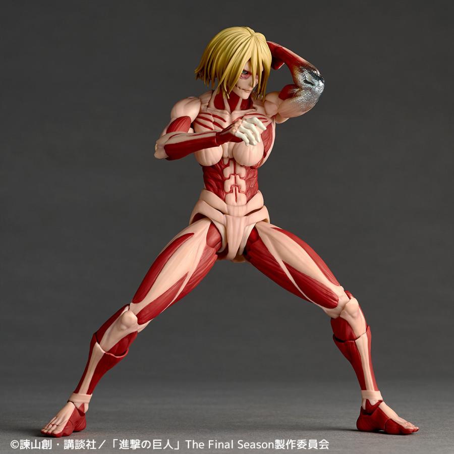 Revoltech Yamaguchi Female Titan Action Figure Attack on Titan July Preorder