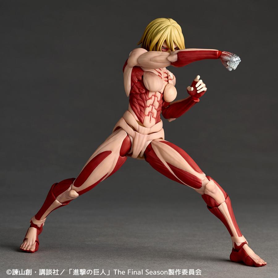 Revoltech Yamaguchi Female Titan Action Figure Attack on Titan July Preorder