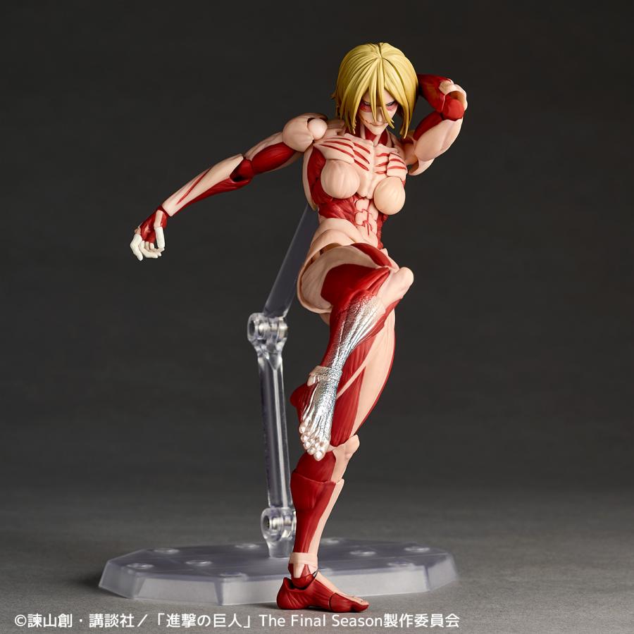 Revoltech Yamaguchi Female Titan Action Figure Attack on Titan July Preorder