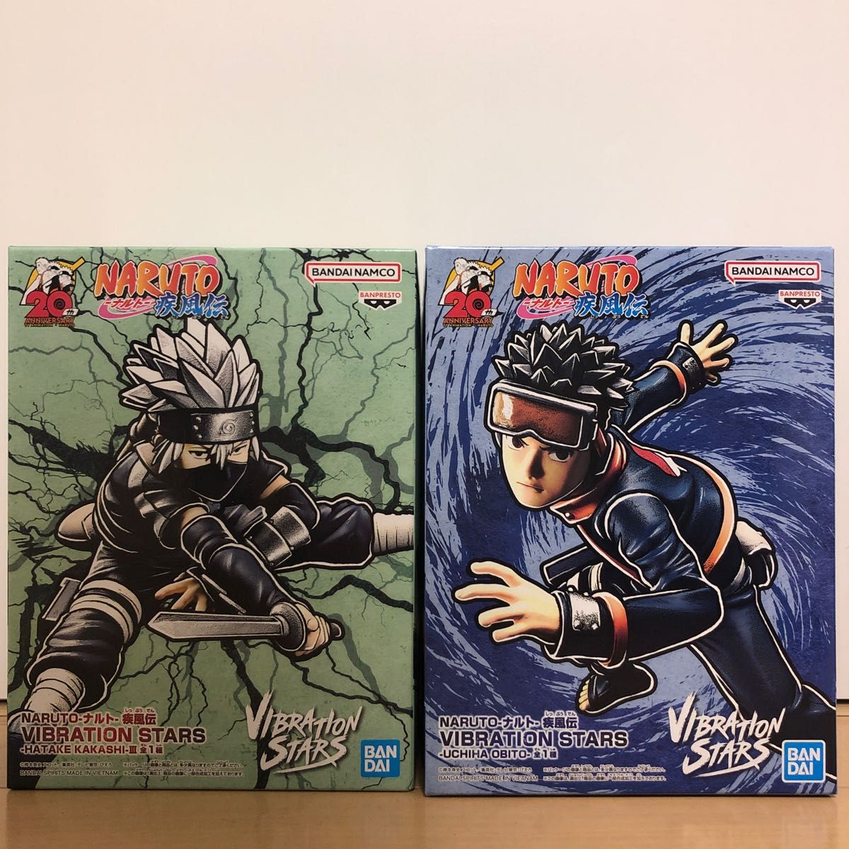 Naruto Shippuden Kakashi Hatake Obito Uchiha Figure Set Vibration Stars