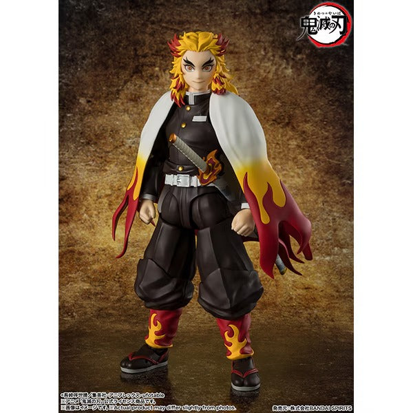 S.H.Figuarts Kyojuro Rengoku Kimetsu no Yaiba Action Figure Demon Slayer Bandai