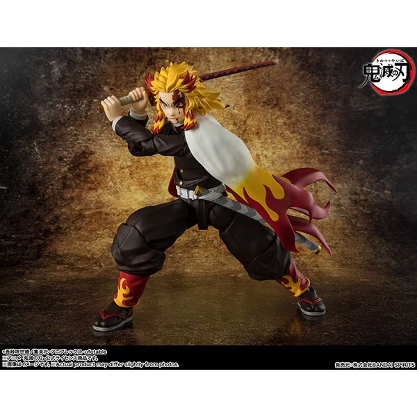 S.H.Figuarts Kyojuro Rengoku Kimetsu no Yaiba Action Figure Demon Slayer Bandai