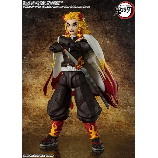 S.H.Figuarts Kyojuro Rengoku Kimetsu no Yaiba Action Figure Demon Slayer Bandai