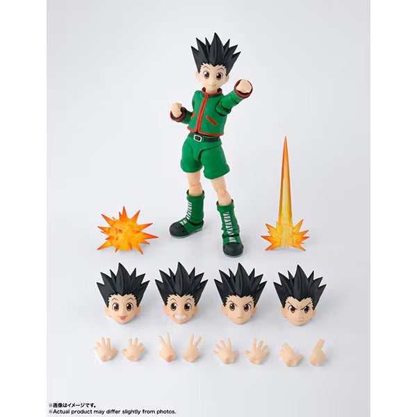 BANDAI SPIRITS S.H.Figuarts Gon Freecss Figure HUNTER × HUNTER from Japan