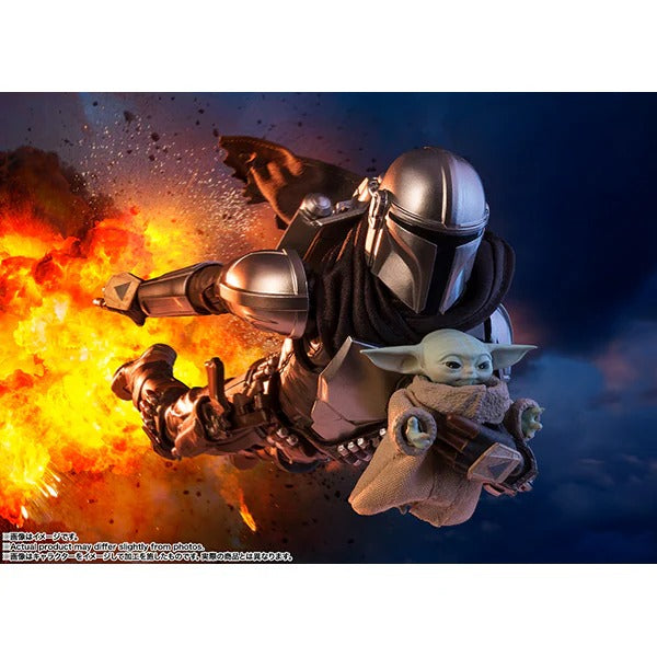 Bandai S.H.Figuarts Mandalorian and Grogu Star Wars Figure May 2026 from Japan