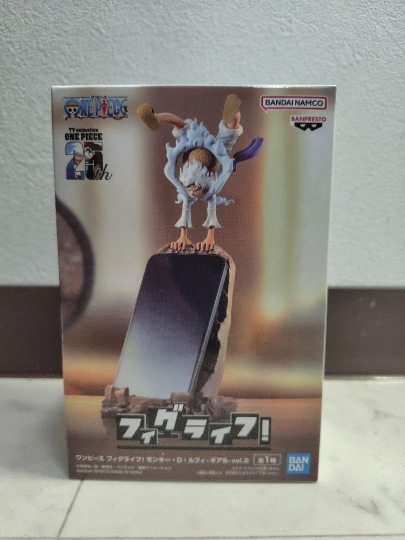 One Piece Fig Life Luffy Gear 5 Nika Smartphone Stand