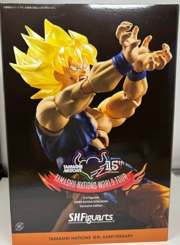 S.H.Figuarts Super Saiyan Son Goku Exclusive Edition Action Figure from Japan
