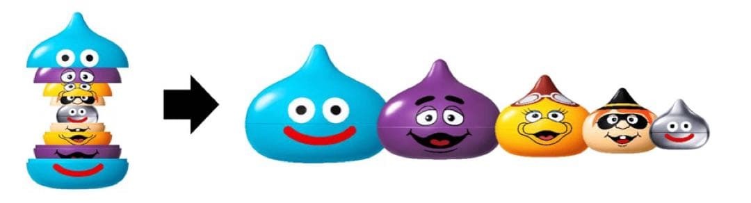 McDonald's x Dragon Quest Slime in Slime First Collaboration Figure from Japan