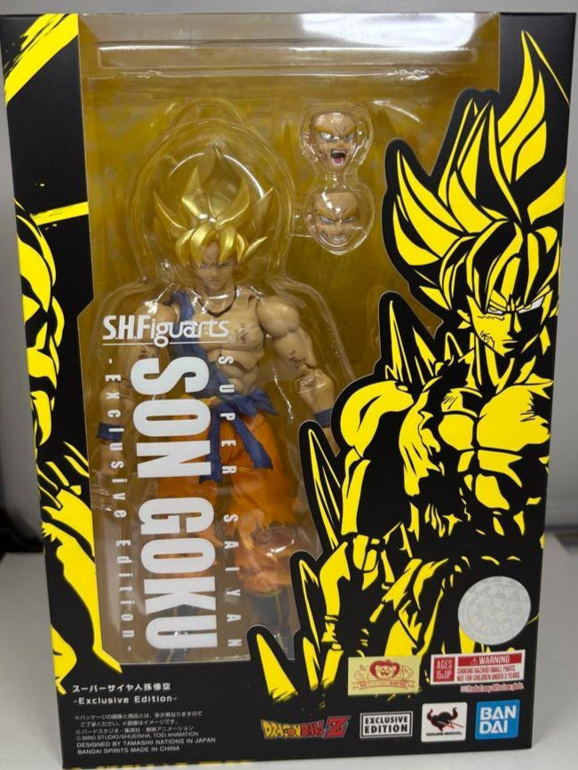 S.H.Figuarts Super Saiyan Son Goku Exclusive Edition Action Figure from Japan