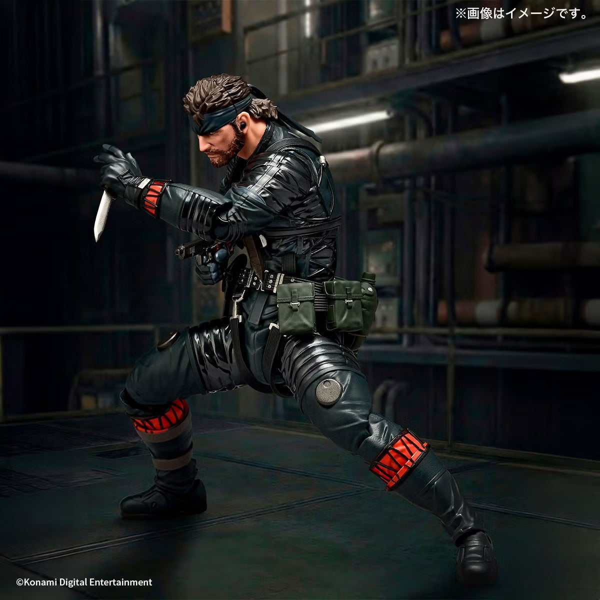 Revoltech Amazing Yamaguchi Naked Snake Sneaking Suit Ver. MGS Δ Figure Feb 2027 w/ Accessories