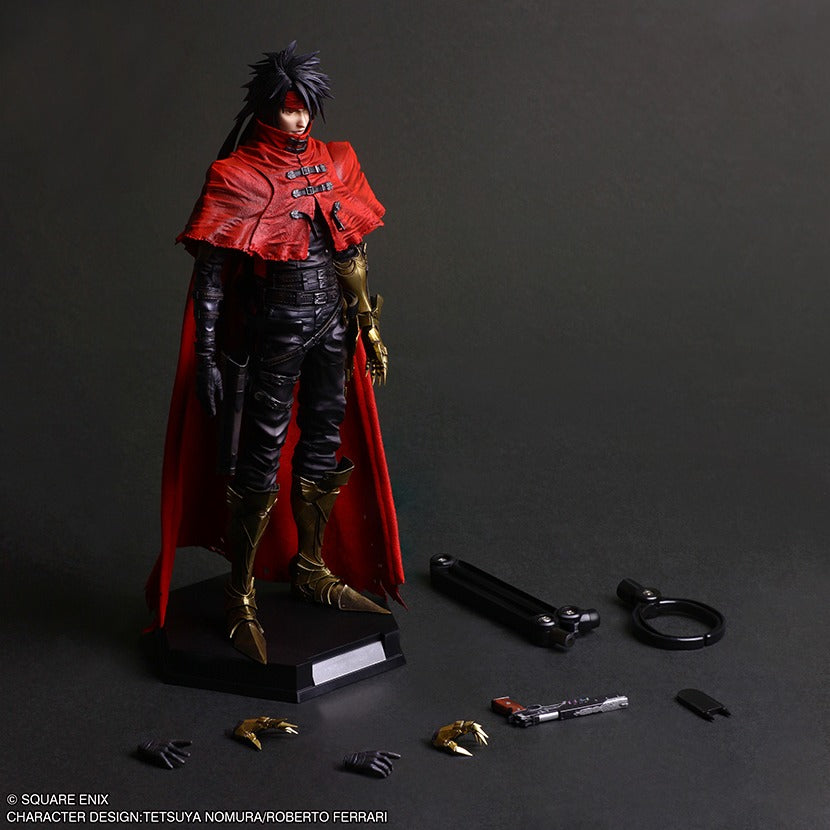 Final Fantasy VII Rebirth Play Arts Kai Vincent Valentine Figure Action Toy August 30, 2025