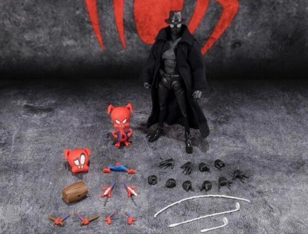 S.H.Figuarts Spider-Man Noir & Spider-Ham Action Figure Set from Japan