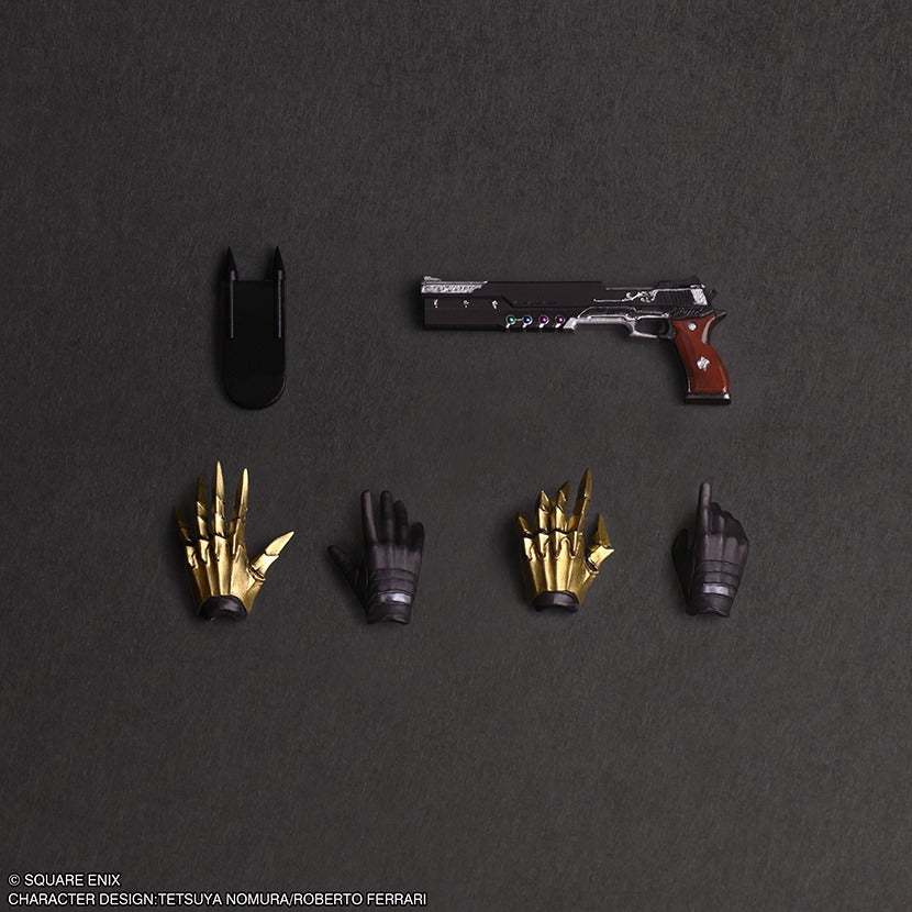 Final Fantasy VII Rebirth Play Arts Kai Vincent Valentine Figure Action Toy August 30, 2025