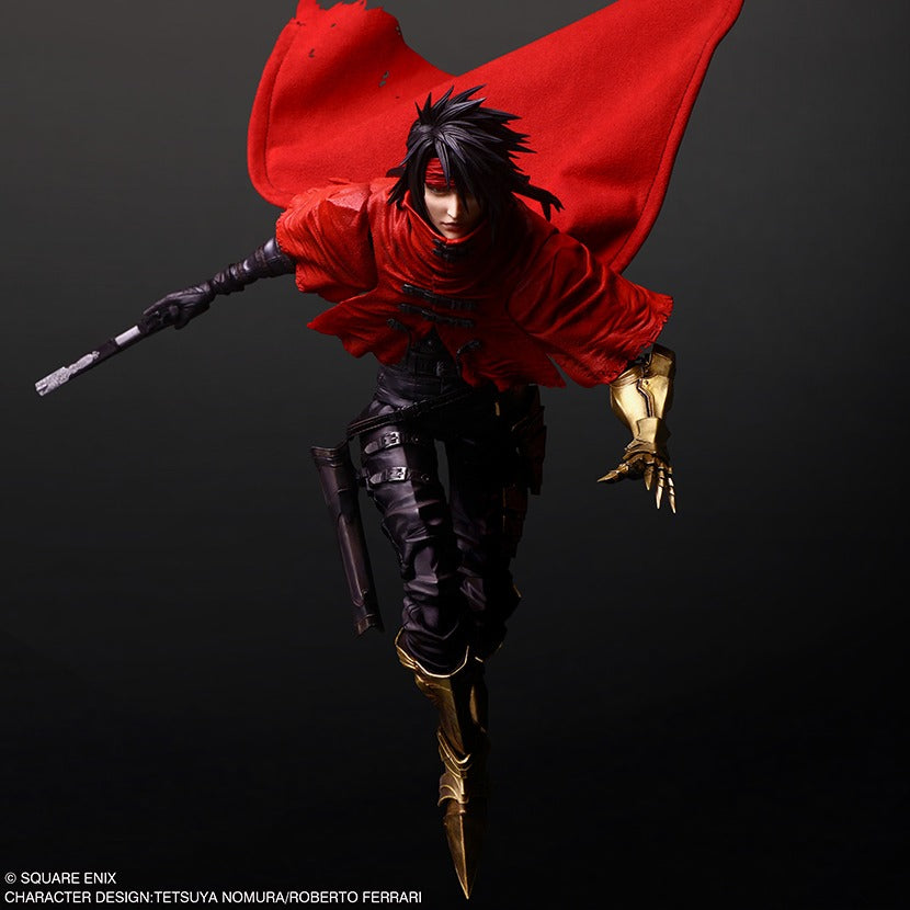 Final Fantasy VII Rebirth Play Arts Kai Vincent Valentine Figure Action Toy August 30, 2025