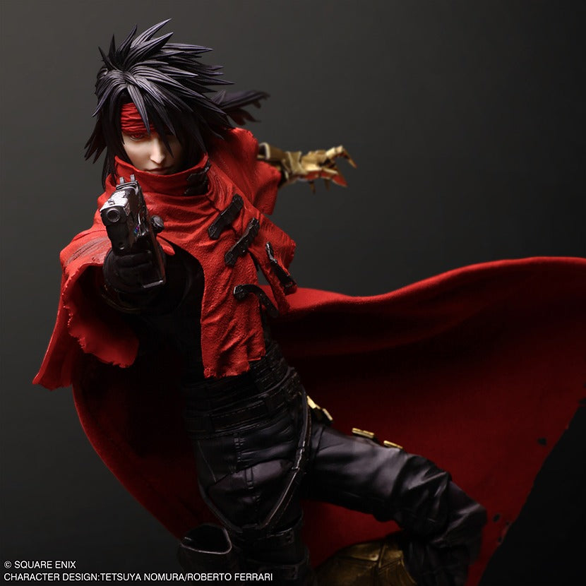 Final Fantasy VII Rebirth Play Arts Kai Vincent Valentine Figure Action Toy August 30, 2025