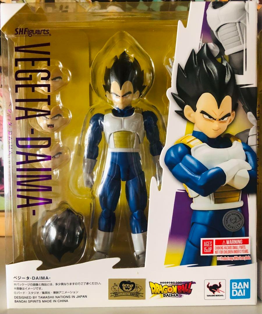 TAMASHII NATIONS S.H.Figuarts Vegeta & Son Goku Dragon Ball DAIMA Action Figure