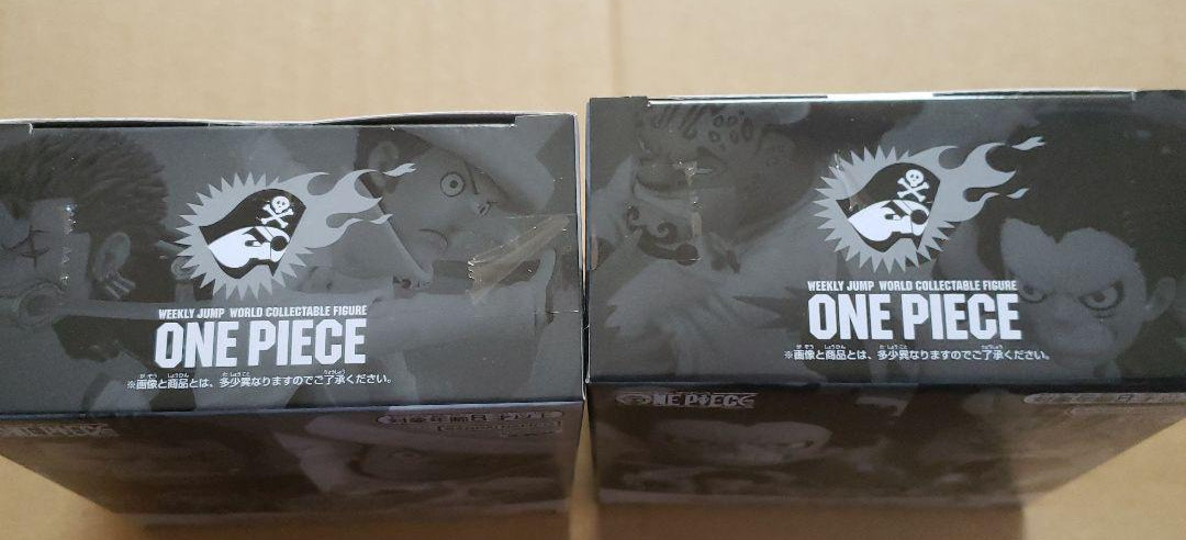 One Piece WCF Luffy vs Rob Lucci & Zoro vs Kaku Jump Prize Figure Set Japan