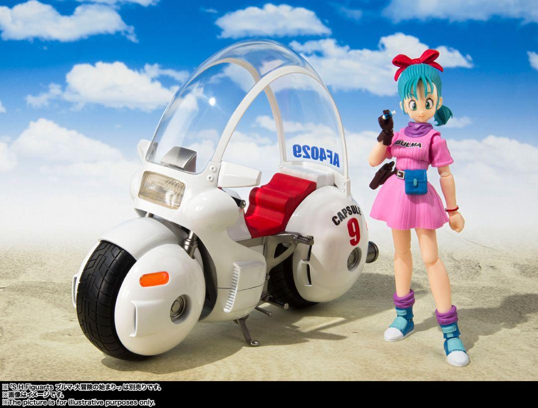 Bandai S.H.Figuarts Bulma Adventure & Motorcycle Hoipoi Capsule No.9 Dragon Ball
