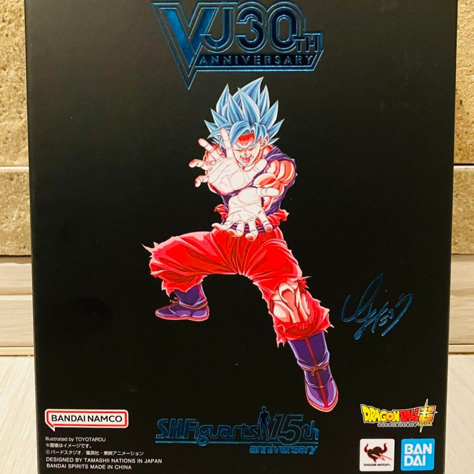 S.H.Figuarts Super Saiyan God SS Son Goku Kaio-ken Figure V-jump