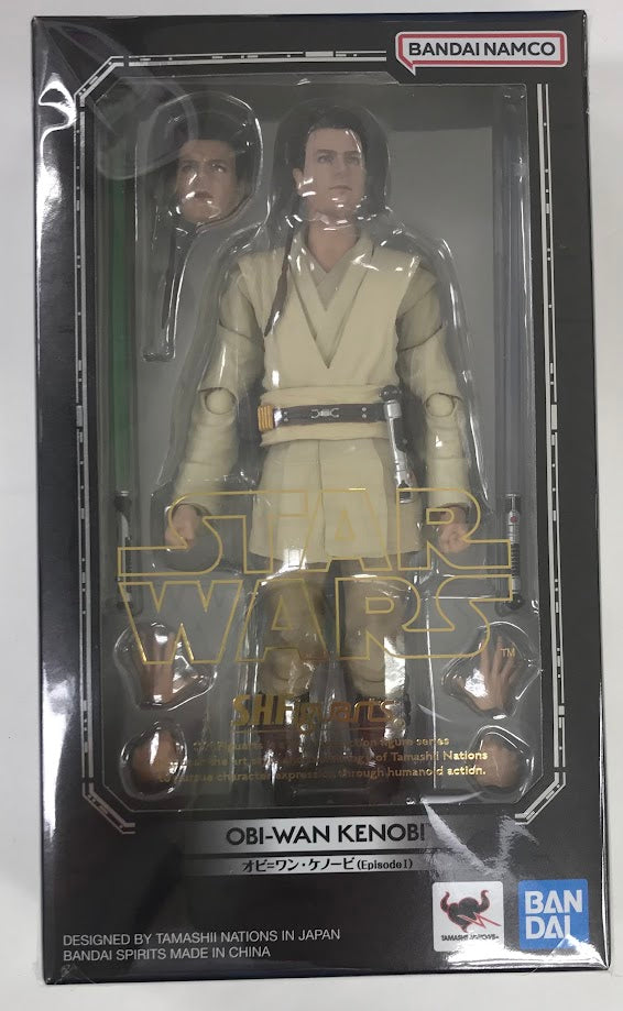 Bandai S.H.Figuarts Obi-Wan Kenobi Ep I Phantom Menace Figure Reissue JAPAN