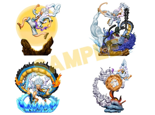 One Piece LOGBOX RE BIRTH Gear 5 Special 4-Piece BOX by Megahouse