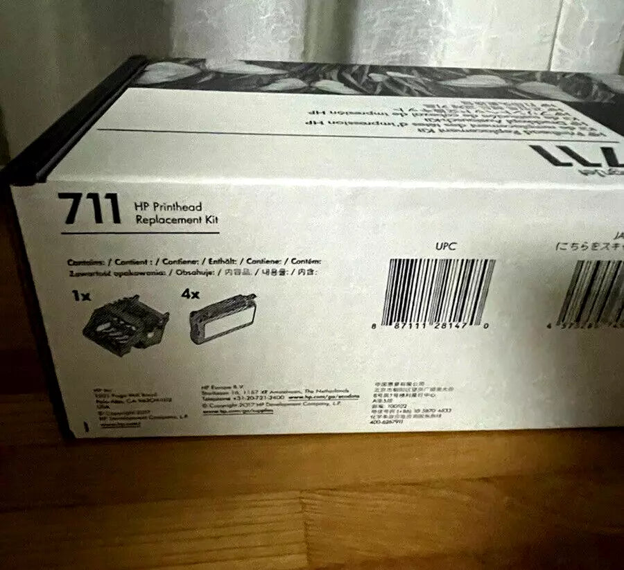 HP C1Q10A OEM HP 711 Genuine Ink Cartridge Printhead Replacement Kit