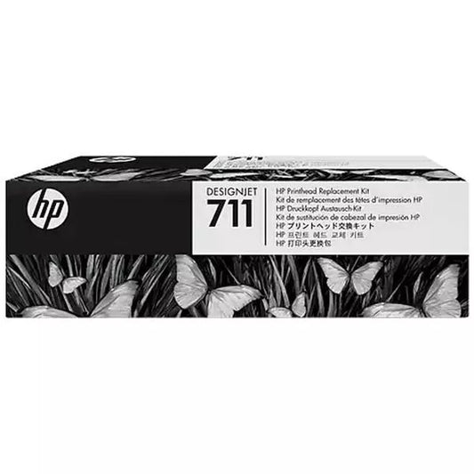 HP C1Q10A OEM HP 711 Genuine Ink Cartridge Printhead Replacement Kit