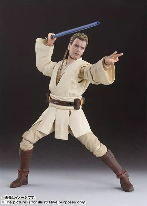 Bandai S.H.Figuarts Obi-Wan Kenobi Ep I Phantom Menace Figure Reissue JAPAN