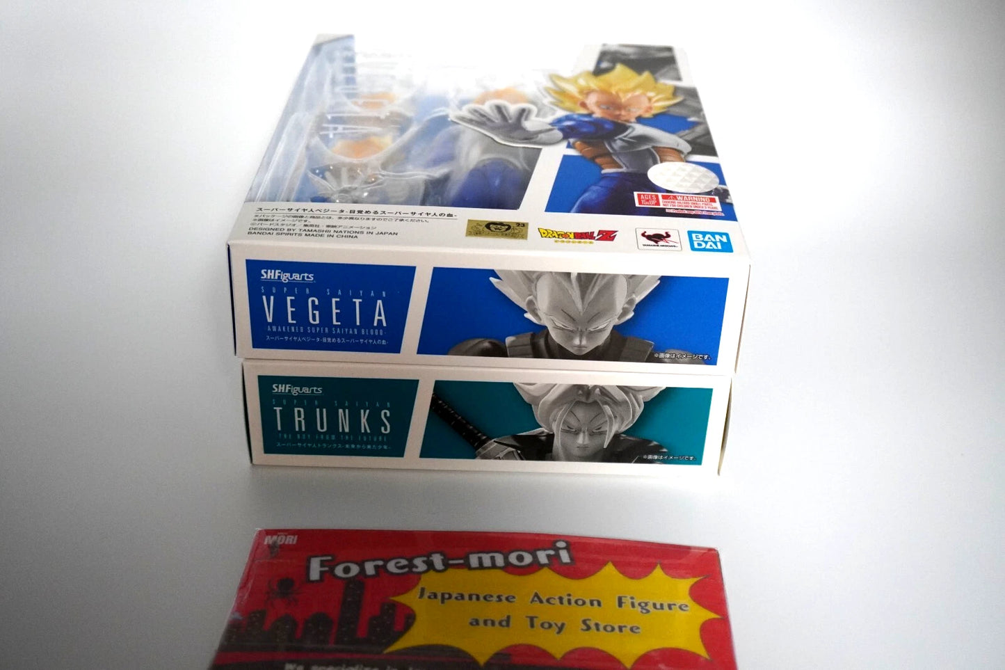 Dragon Ball Z S.H.Figuarts Vegeta Awakened Saiyan Blood & Trunks Boy from Future
