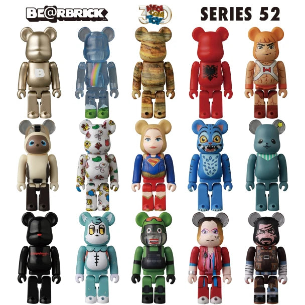 MEDICOM TOY 30th BE@RBRICK Series 52 1 Box 24pcs Official Aug 2026 From JAPAN