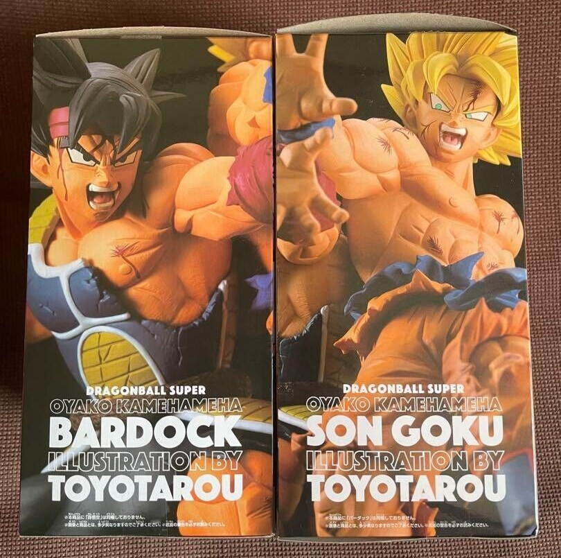 Dragon Ball TOYOTAROU Bardock & Son Goku Figure Set Opened Box Contents Unused
