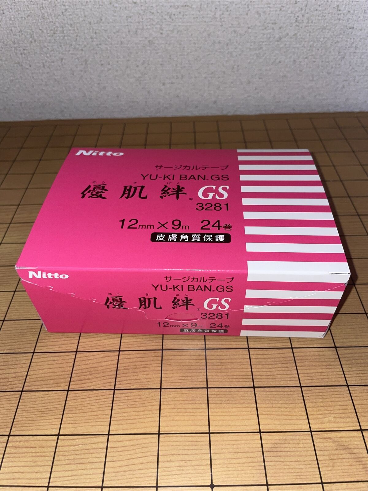 Nitoms Yu-ki ban GS 12mm x 9m Surgical Medical Tape 24 Rolls 3281 ×20