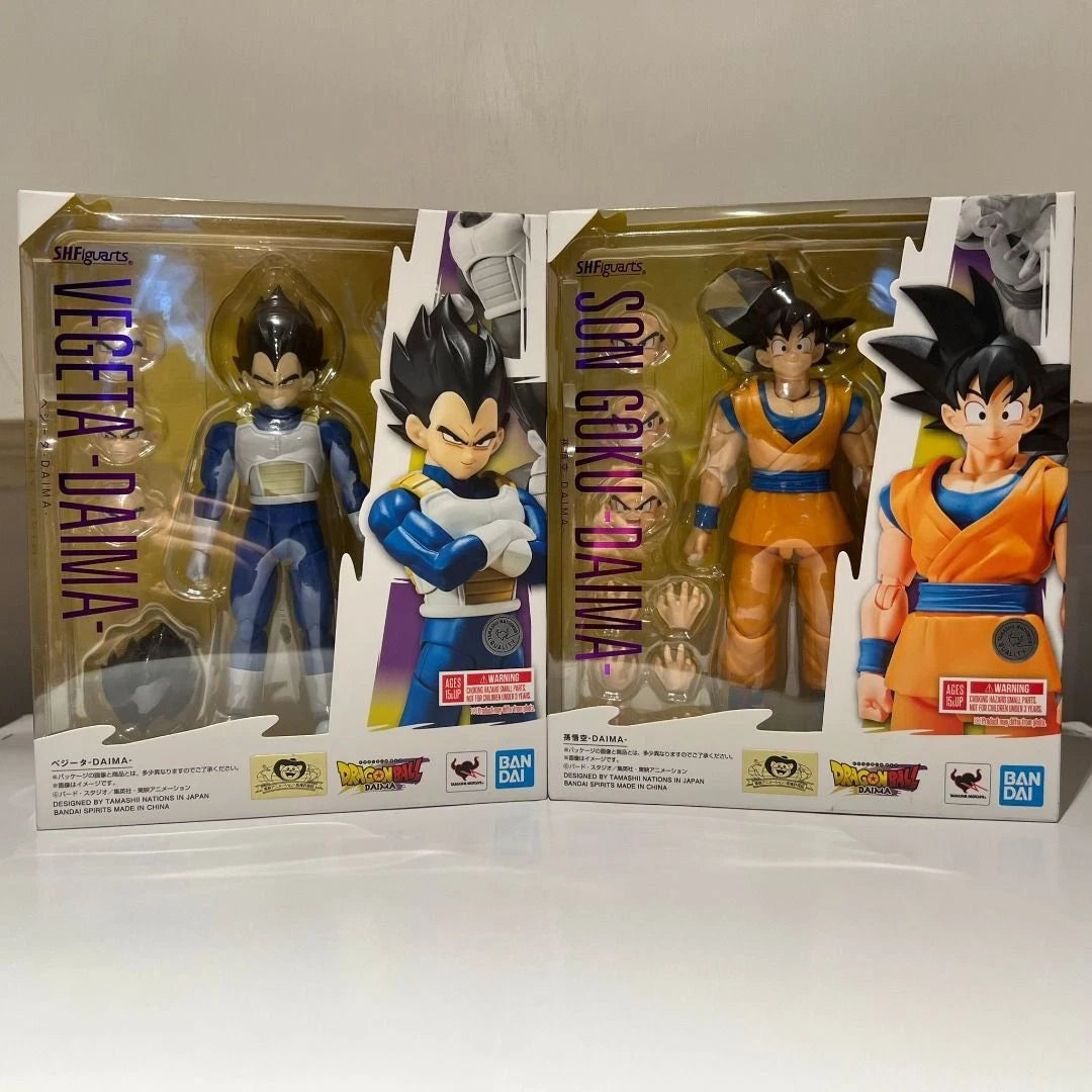 TAMASHII NATIONS S.H.Figuarts Vegeta & Son Goku Dragon Ball DAIMA Action Figure