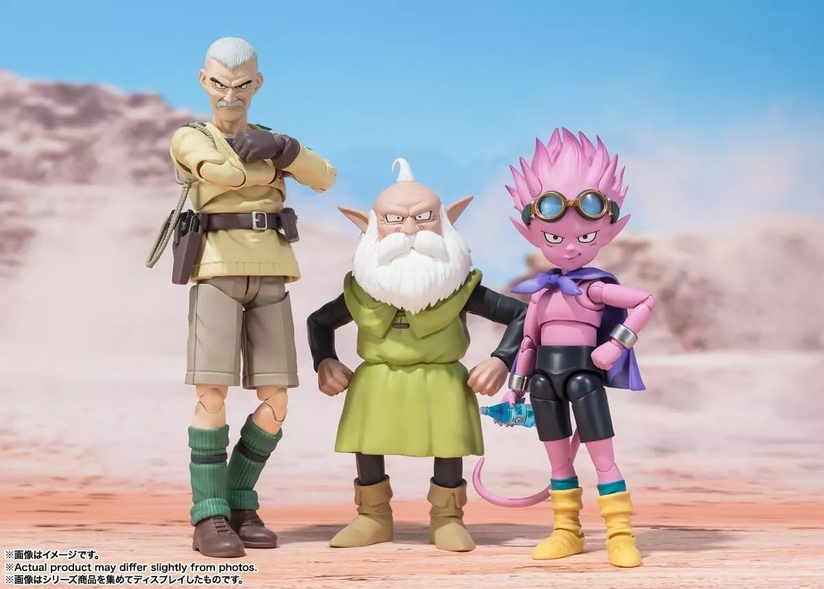 BANDAI S.H.Figuarts SAND LAND RAO & THIEF Action Figure and Beelzebub Figure