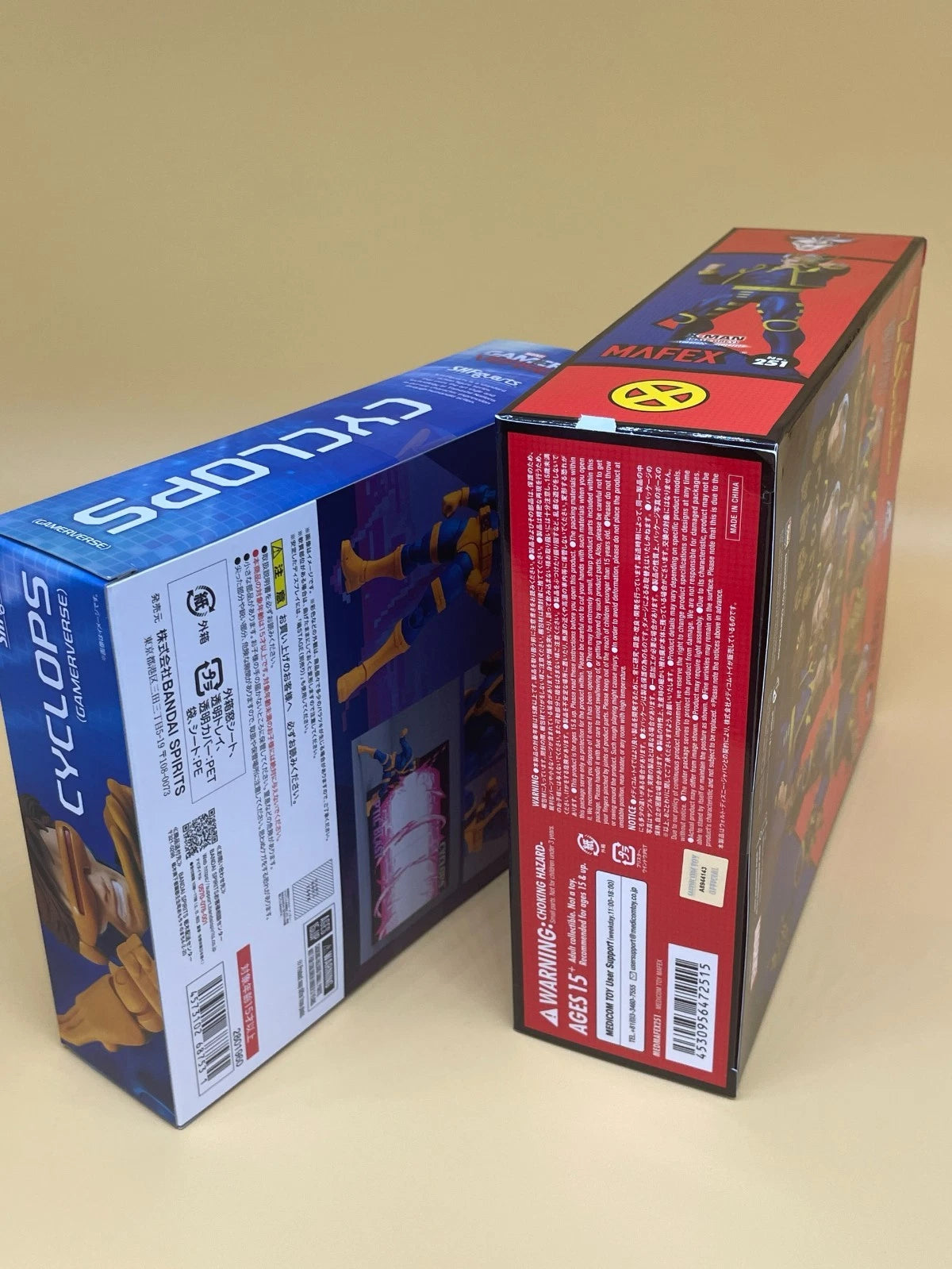 S.H.Figuarts Cyclops Gamerverse & MAFEX X-Man Nate Grey Figure Set from Japan