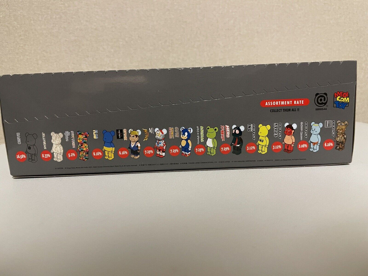 Medicom Toy series 46 bearbrick Be@rbrick Case of 24pcs × 1 BOX